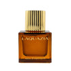 Amber Satin scented lens cleaner in elegant brown glass bottle with golden cap, offering luxury and sophistication.