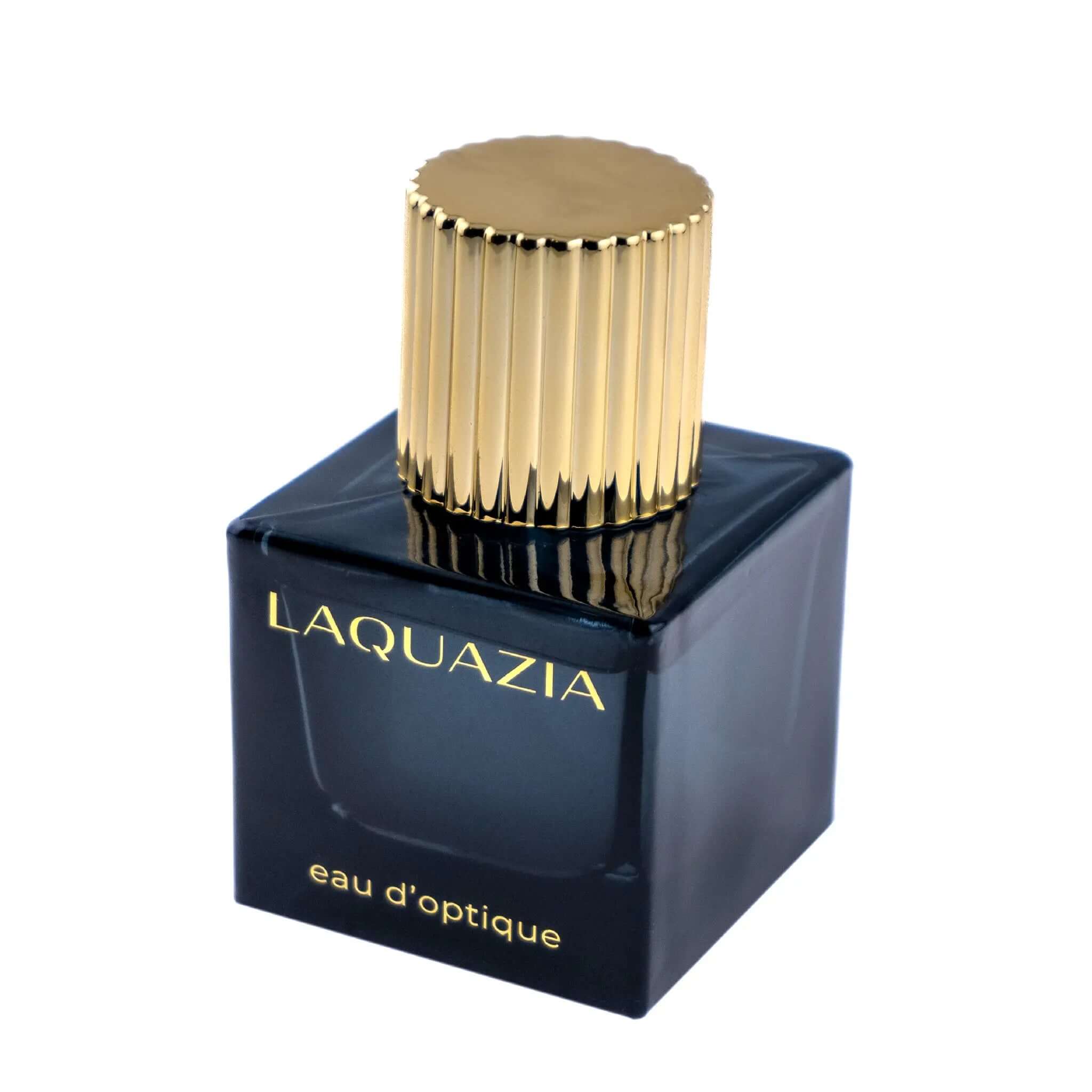 Imperial Oud luxury scented lens cleaner bottle with elegant design and gold cap, embodying sophistication and confidence.