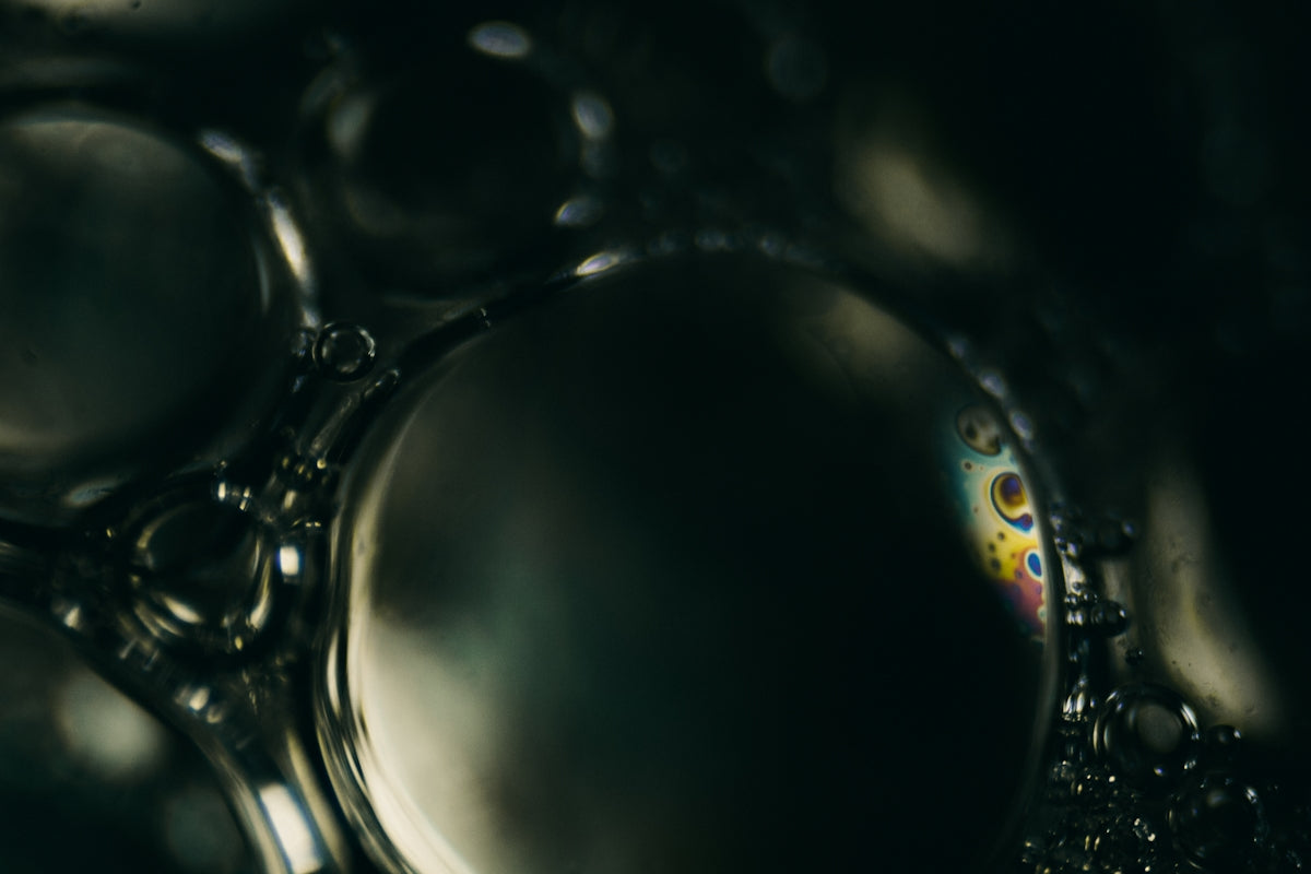 water droplets on clear glass